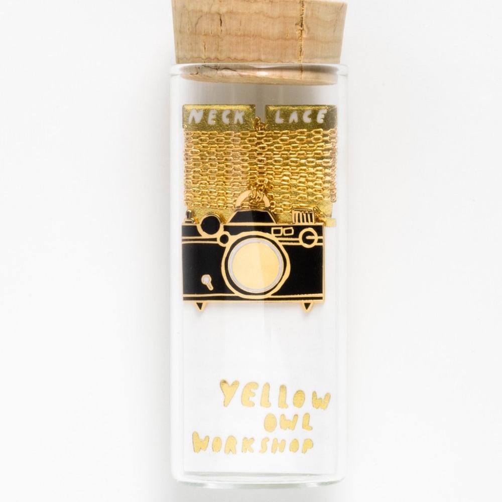 Camera Pendant Necklace NWT!